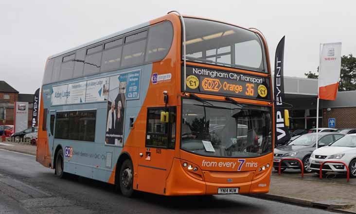 Nottingham Scania N230UD ADL Enviro400 628